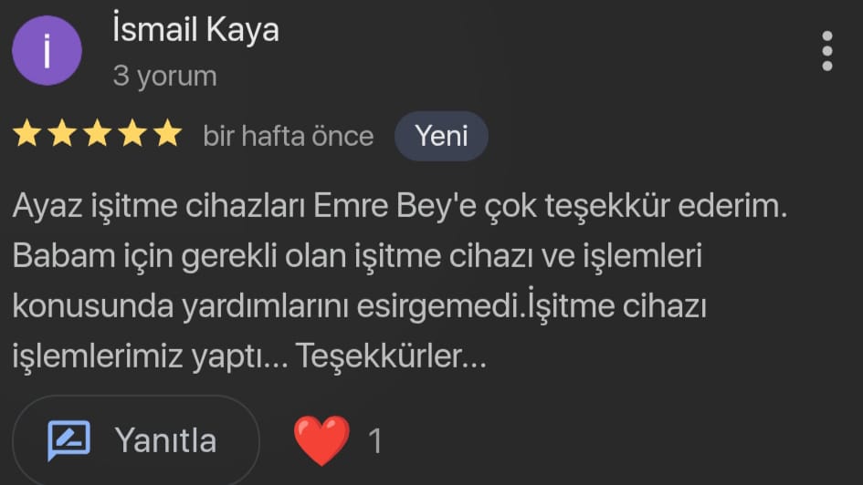 Kullanıcı yorumu 15