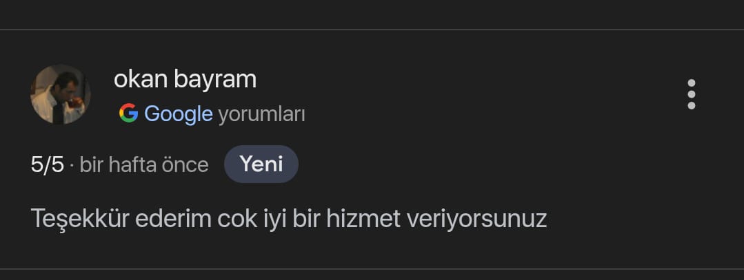 Kullanıcı yorumu 18