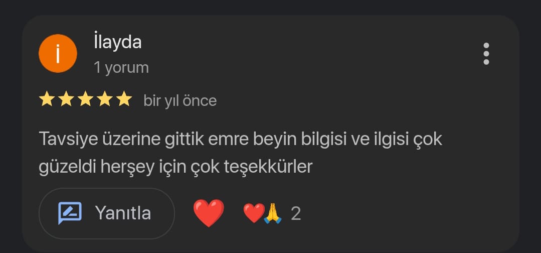 Kullanıcı yorumu 8